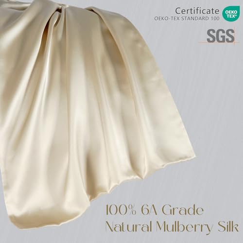 19 Momme Mulberry Silk Pillowcase Smooth Soft