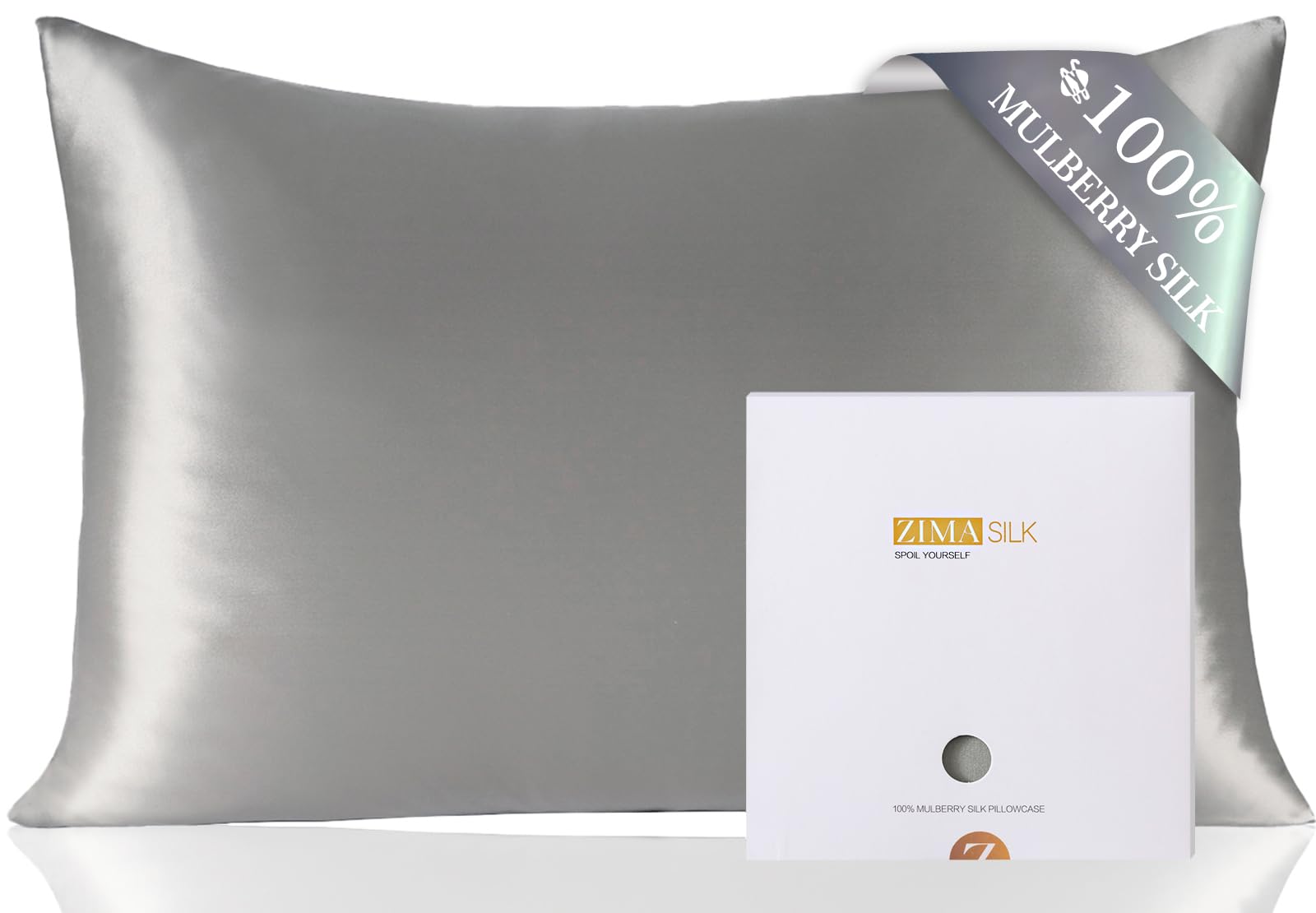 19 Momme Mulberry Silk Pillowcase Smooth Soft