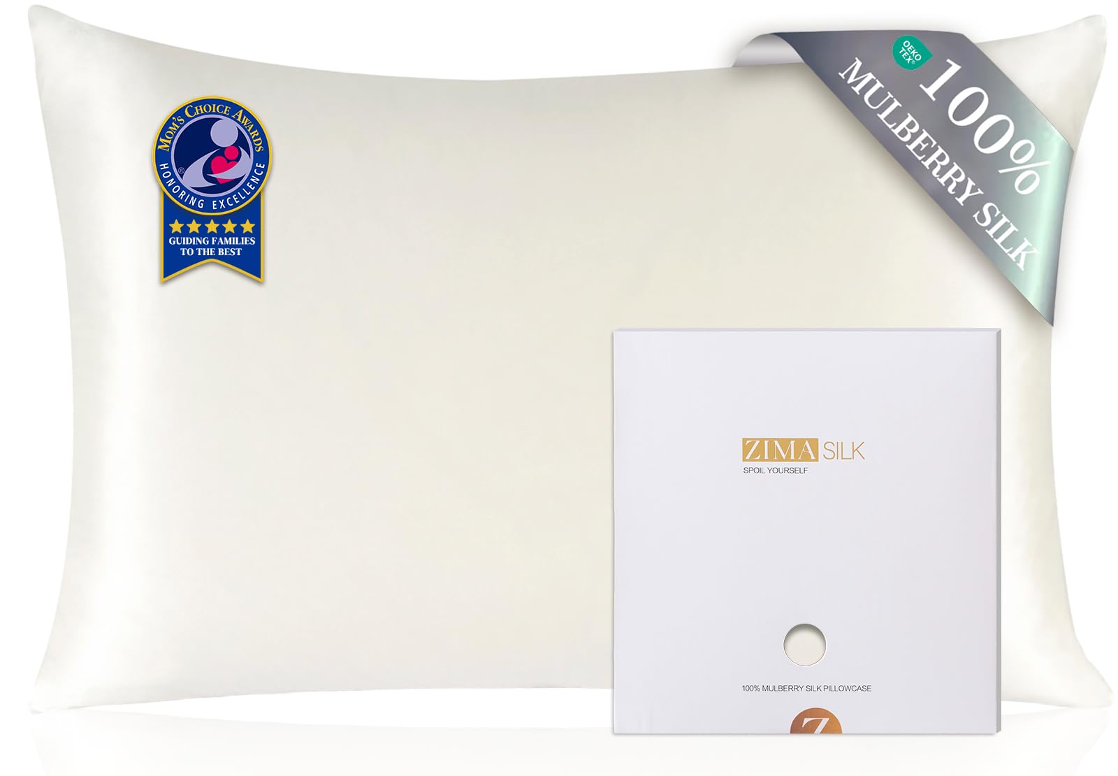 19 Momme Mulberry Silk Pillowcase Smooth Soft