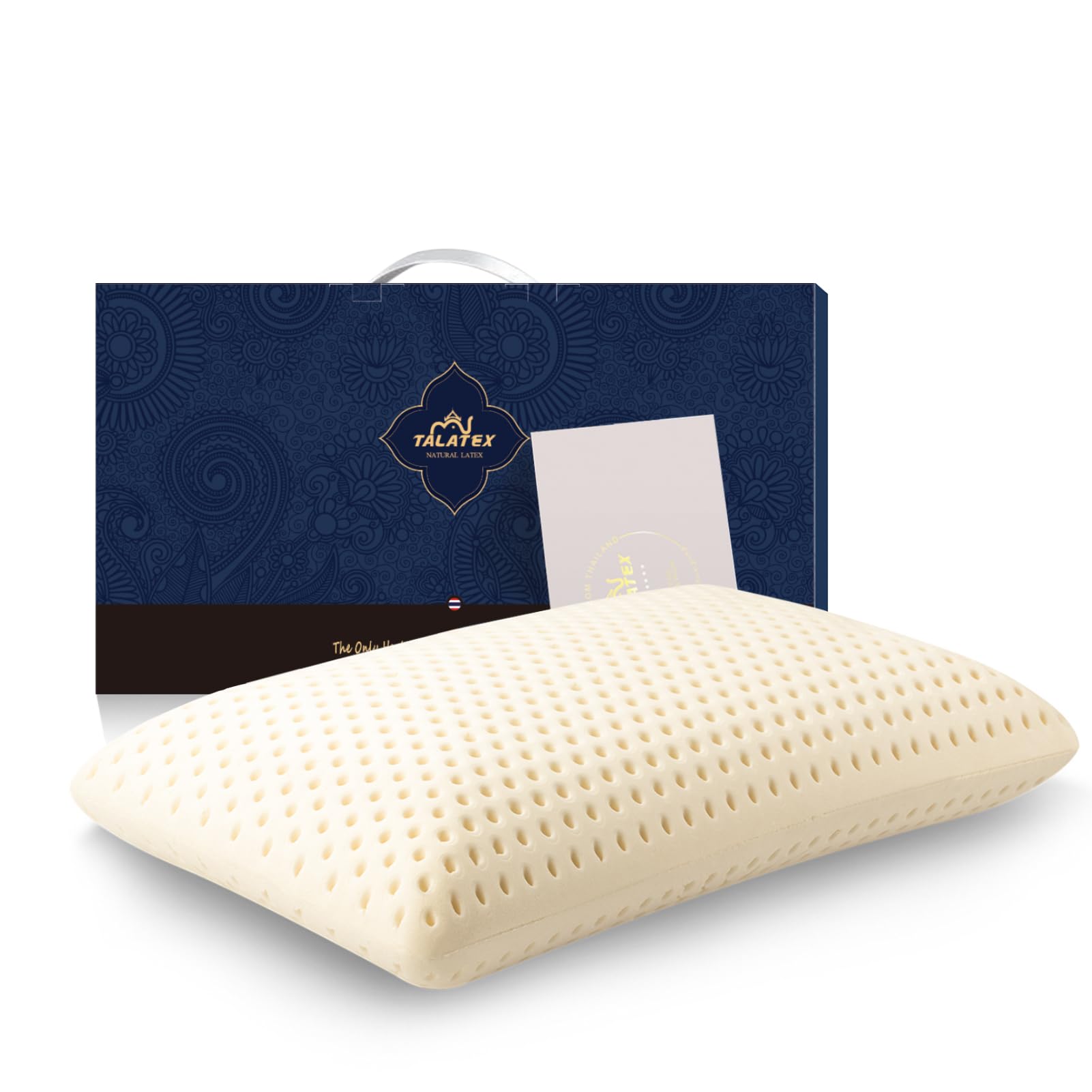100% Natural Talalay Latex Pillow Pressure Relief