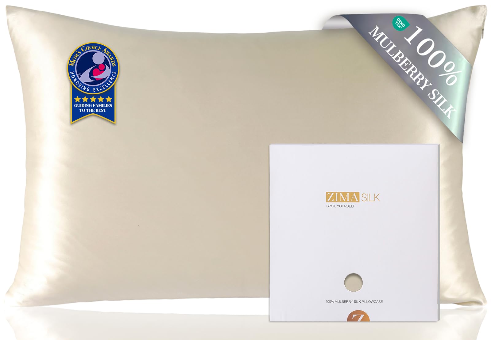 19 Momme Mulberry Silk Pillowcase Smooth Soft