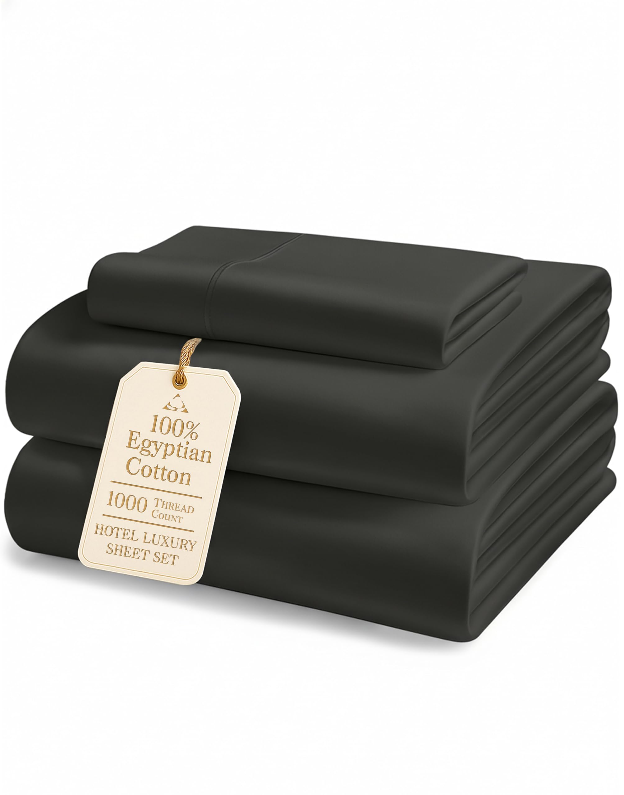 1000 TC Egyptian Cotton Sheet Set Soft Breathable