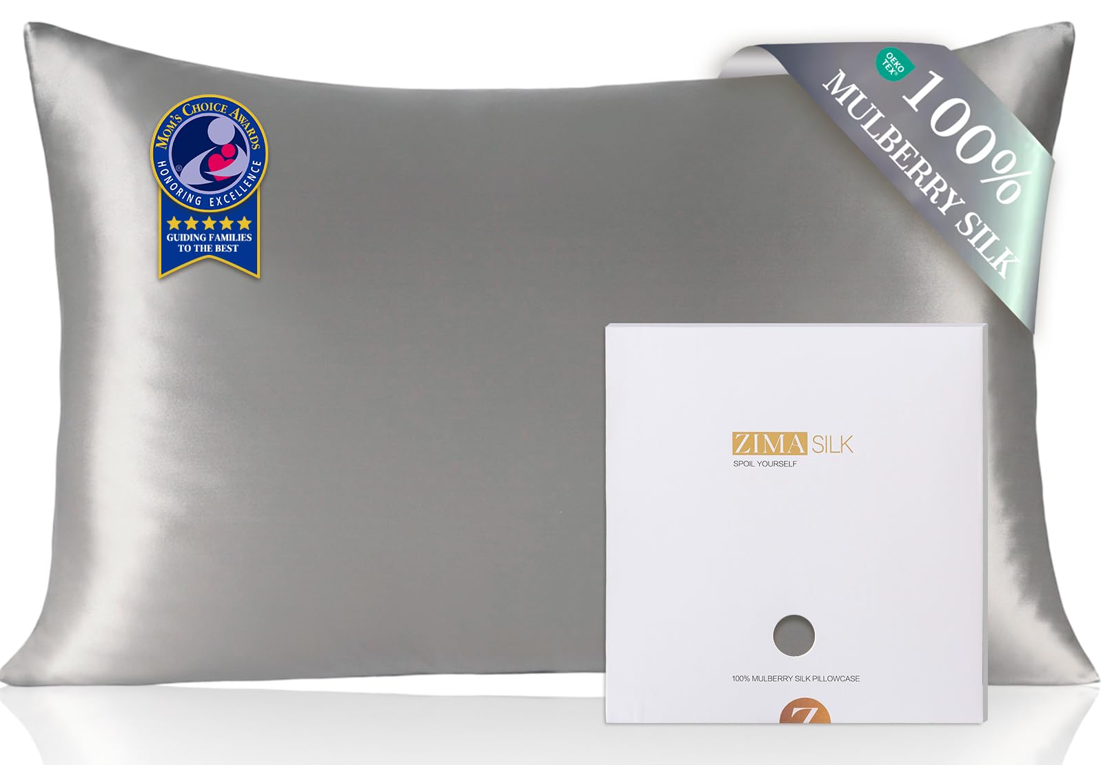 19 Momme Mulberry Silk Pillowcase Smooth Soft
