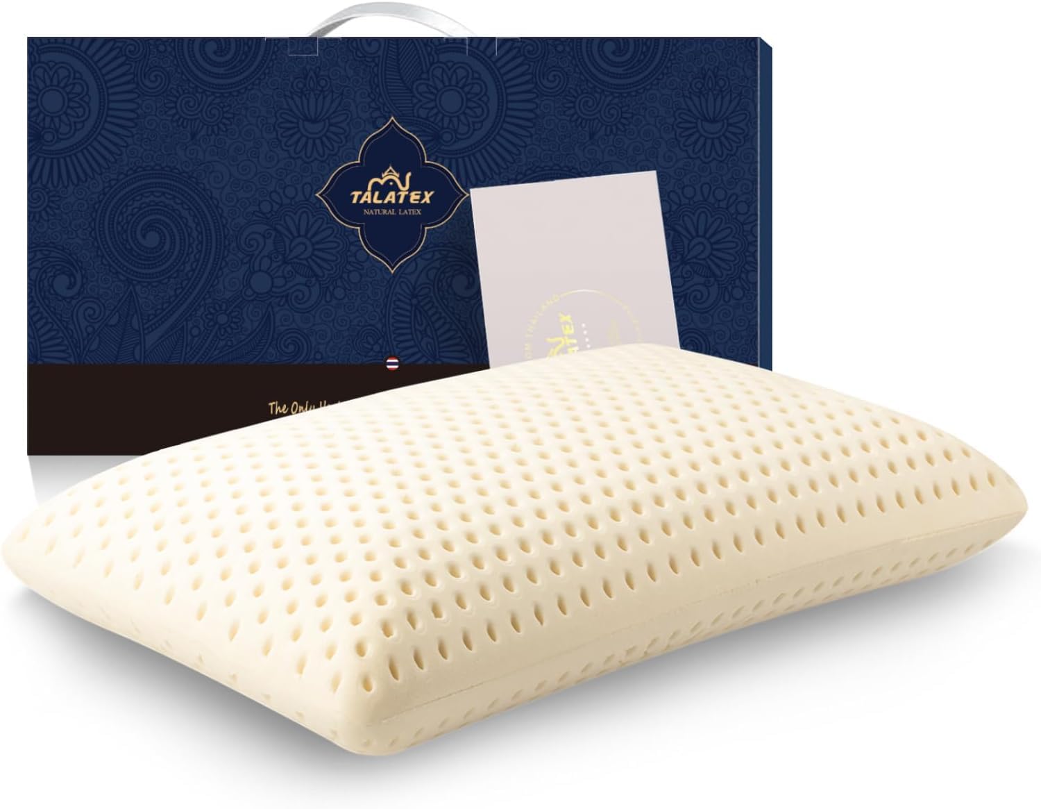 100% Natural Talalay Latex Pillow Pressure Relief