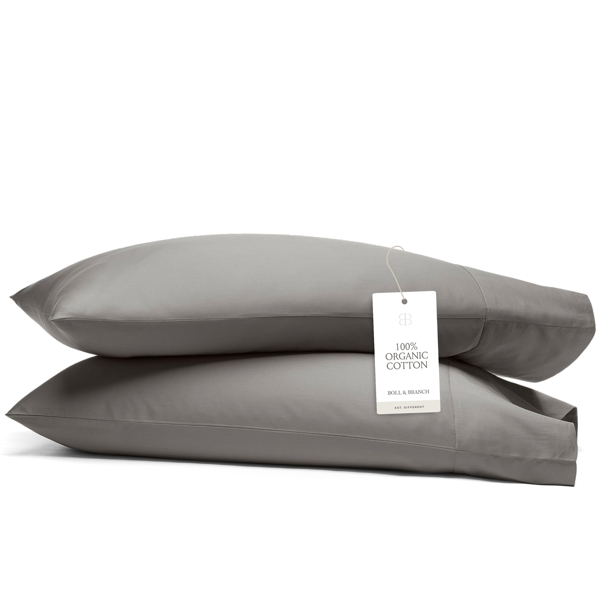 100% Organic Cotton Pillowcase Set Soft Breathable