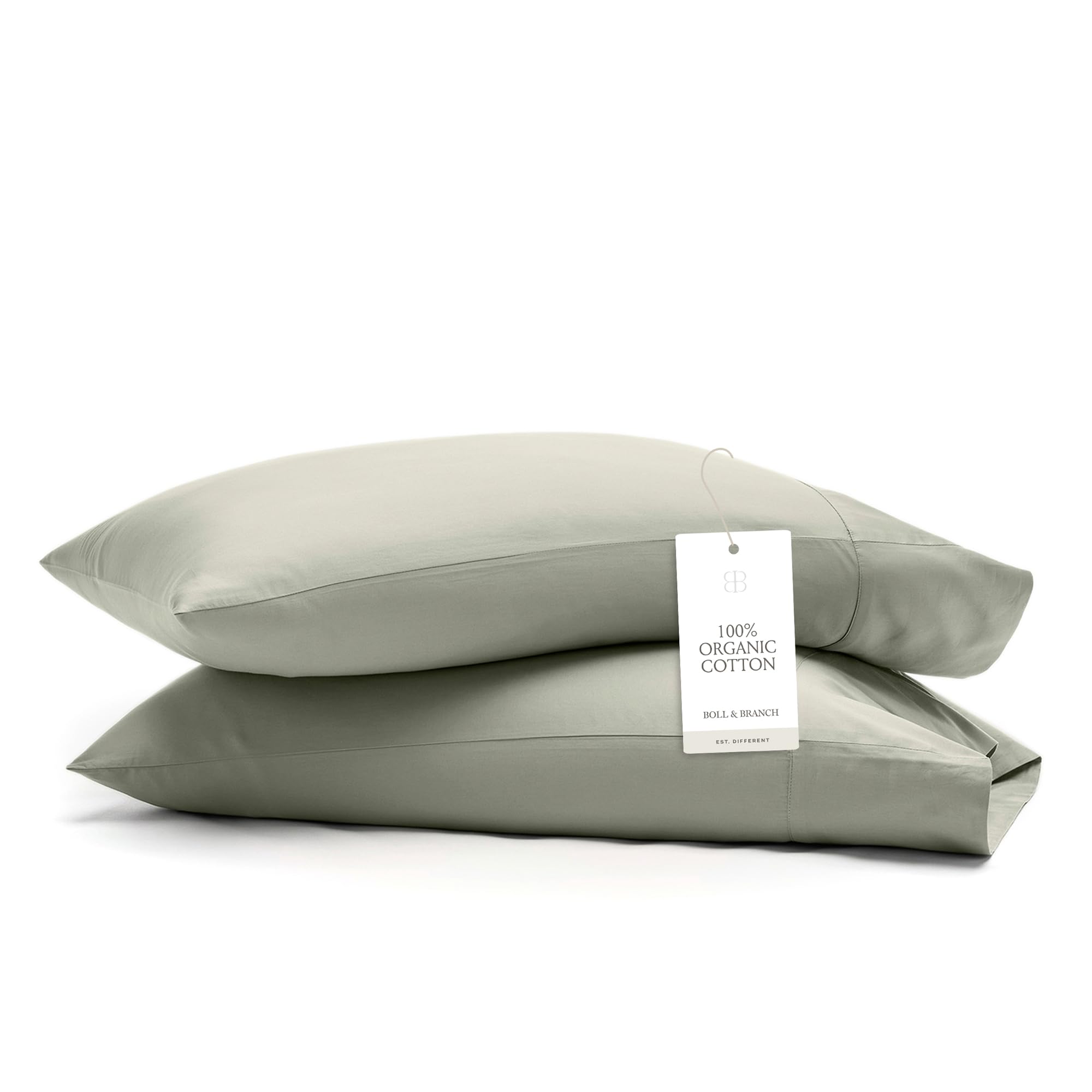 100% Organic Cotton Pillowcase Set Soft Breathable