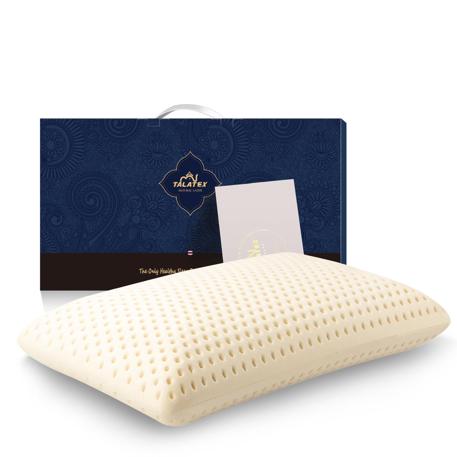 100% Natural Talalay Latex Pillow Pressure Relief