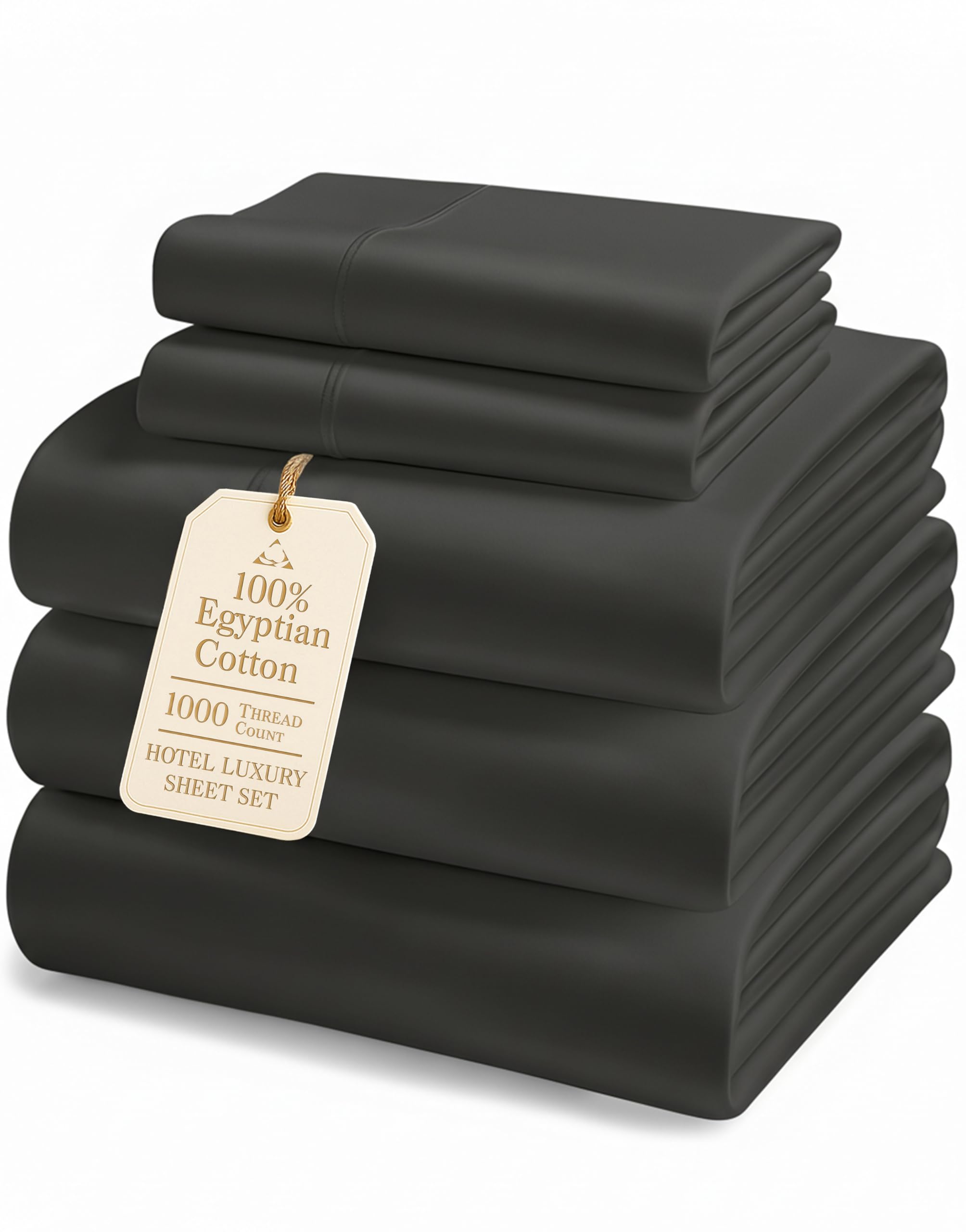 1000 TC Egyptian Cotton Sheet Set Soft Breathable