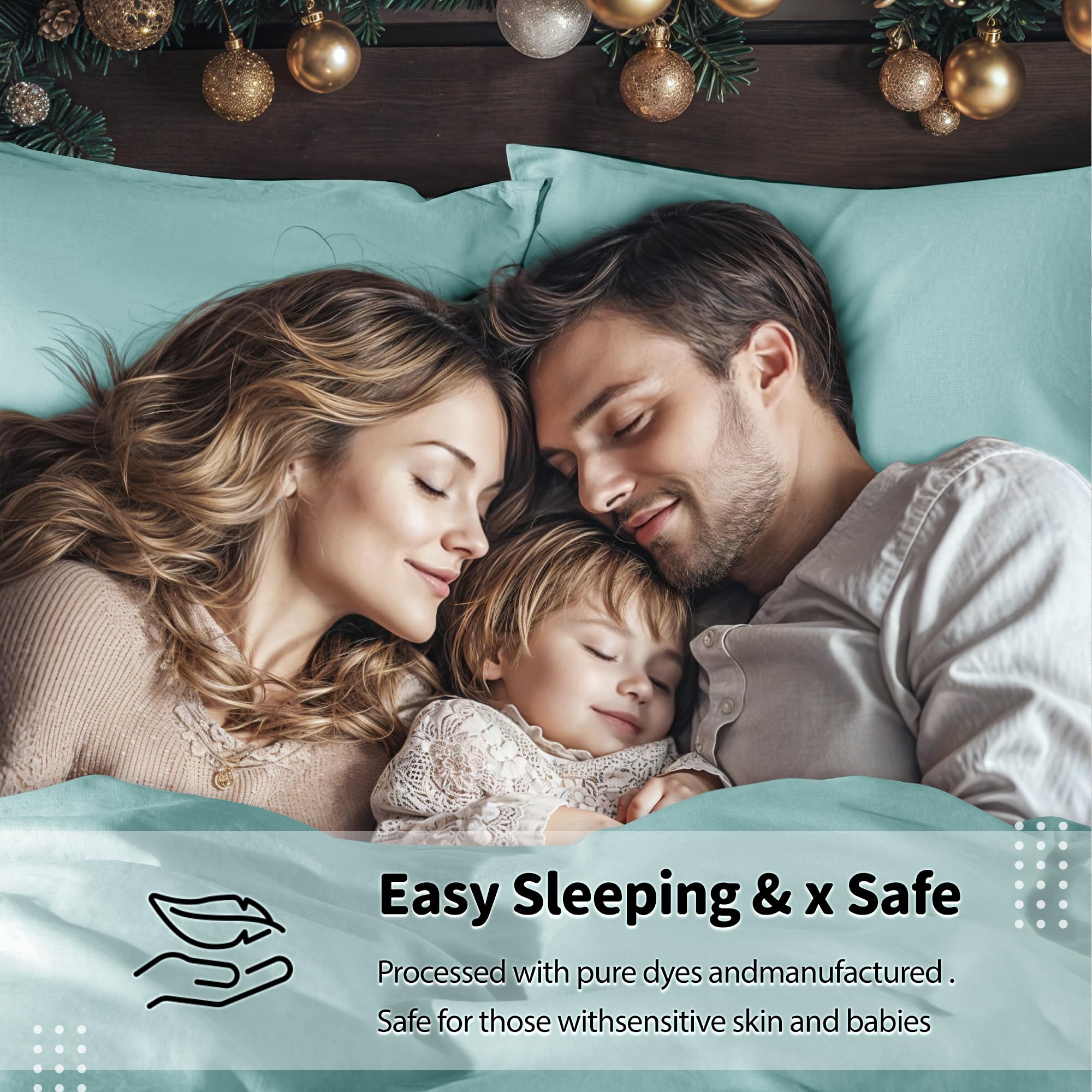 100% Pure Linen Sheet Set Breathable Natural Bedding