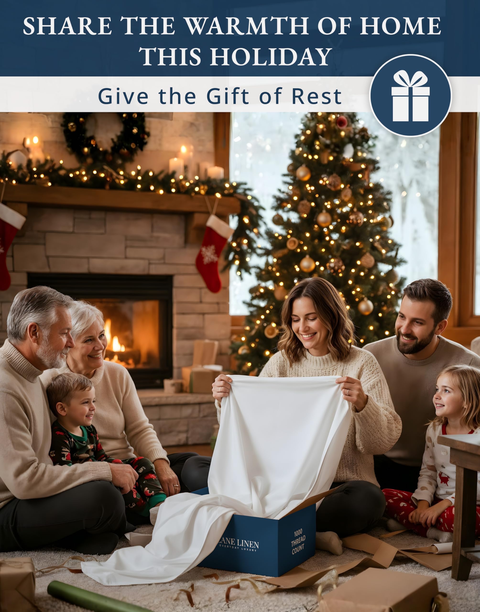 1000 TC Egyptian Cotton Sheet Set Soft Breathable